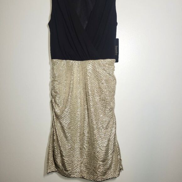 New Laundry Shelli Segal Cocktail Dress 2P 2 Petite - Picture 2 of 11